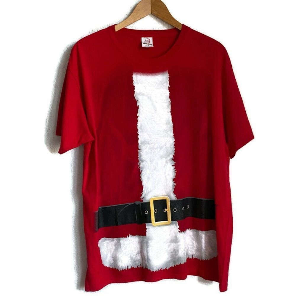 Santa Graphic Tshirt Sz L